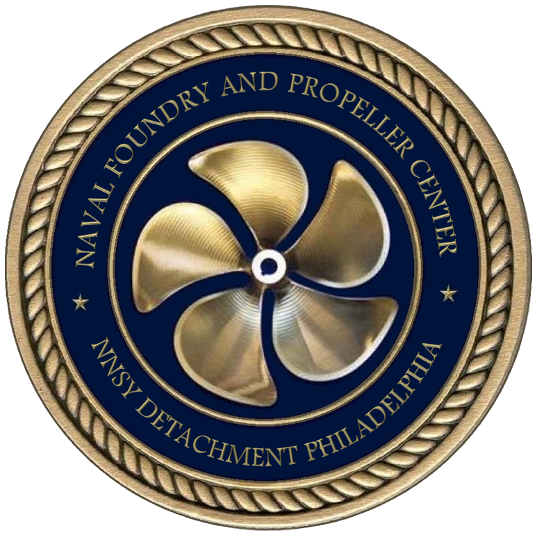 NAVAL FOUNDRY AND PROPELLER CENTER NNSY DETACHMENT PHILADELPHIA logo graphic